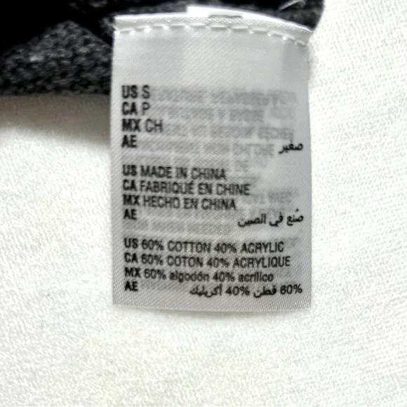 KAREN SCOTT WOMEN’S GRAY COTTON BLEND SWEATER | SMALL | NWT - Picture 7 of 7